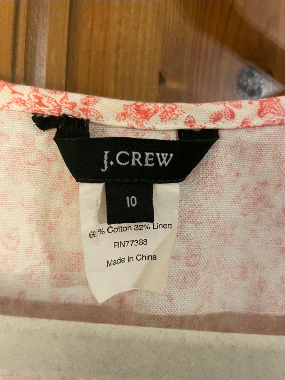 J. Crew Coral Pink Floral Sleeveless Dress - Picture 2 of 5